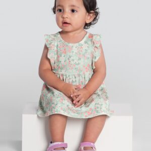 Vestido bebê menina de flores
