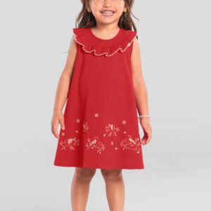 Vestido infantil menina de passarinhos Mundi