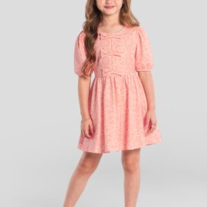 Vestido infantil menina mini florzinhas Mundi