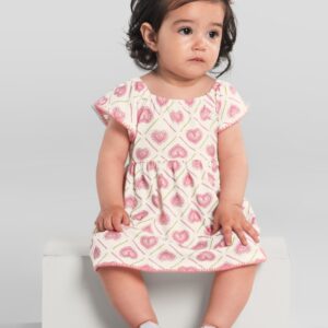 Vestido bebê menina de corações Brandili Baby