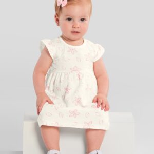 Vestido bebê menina floral Brandili Baby