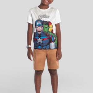 Camiseta infantil menino dos Vingadores Brandili